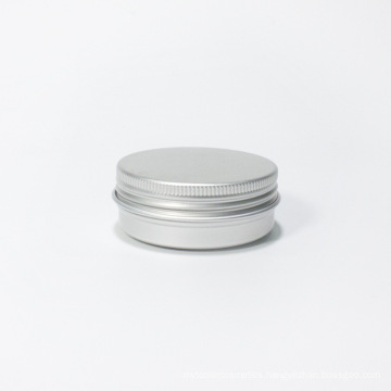 15ml silver Aluminum tin refillable with screw lid